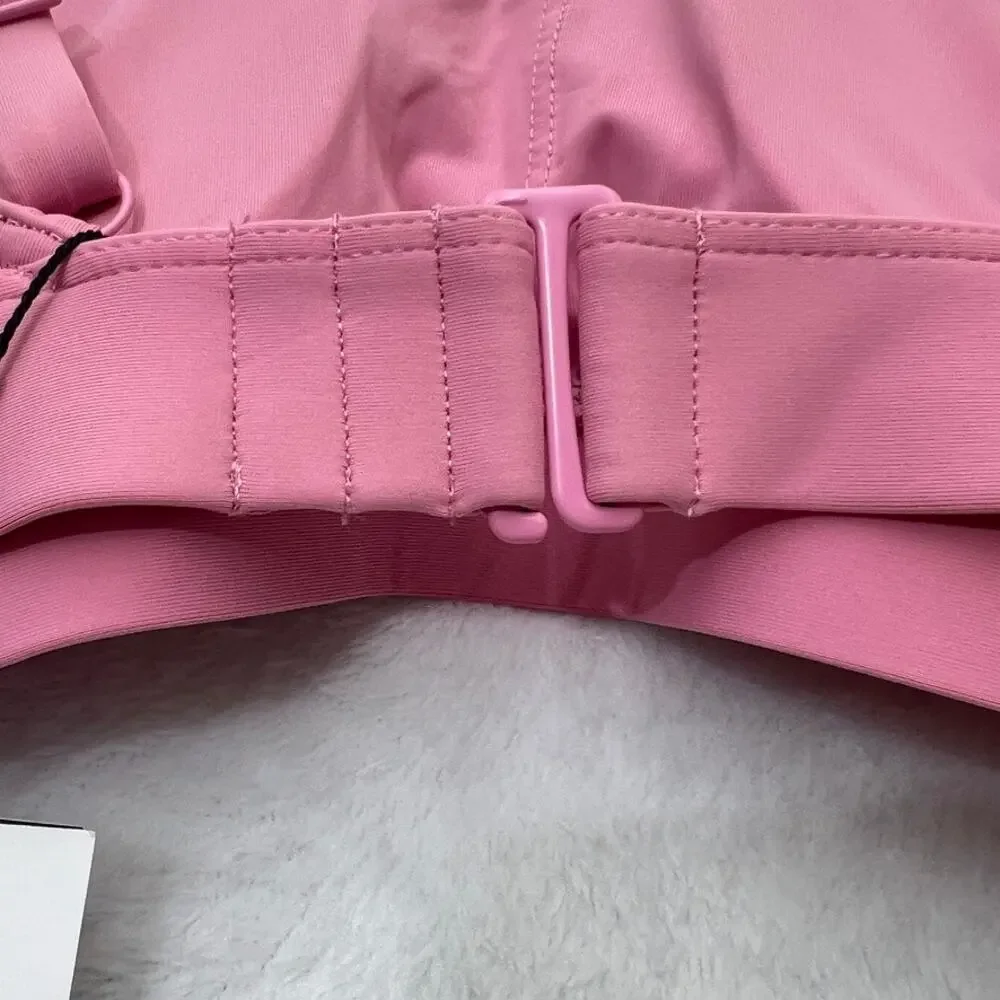 NWT Knix Sunny Scoop Bikini Top‎ Pink Women's XL Swimwear Beach Vacation